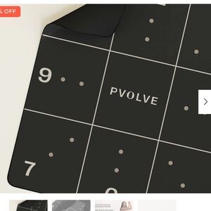 Pvolve Black Precision Mat